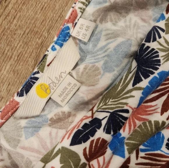 Boden Effie Tropical Print Dress - Picture 6 of 7